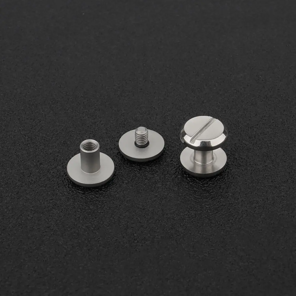 2pcs Titanium Alloy Waist Belt Screw Car Keyring Fixed Pin Buckle Ultra-light Outdoor EDC Small Tool Accessories