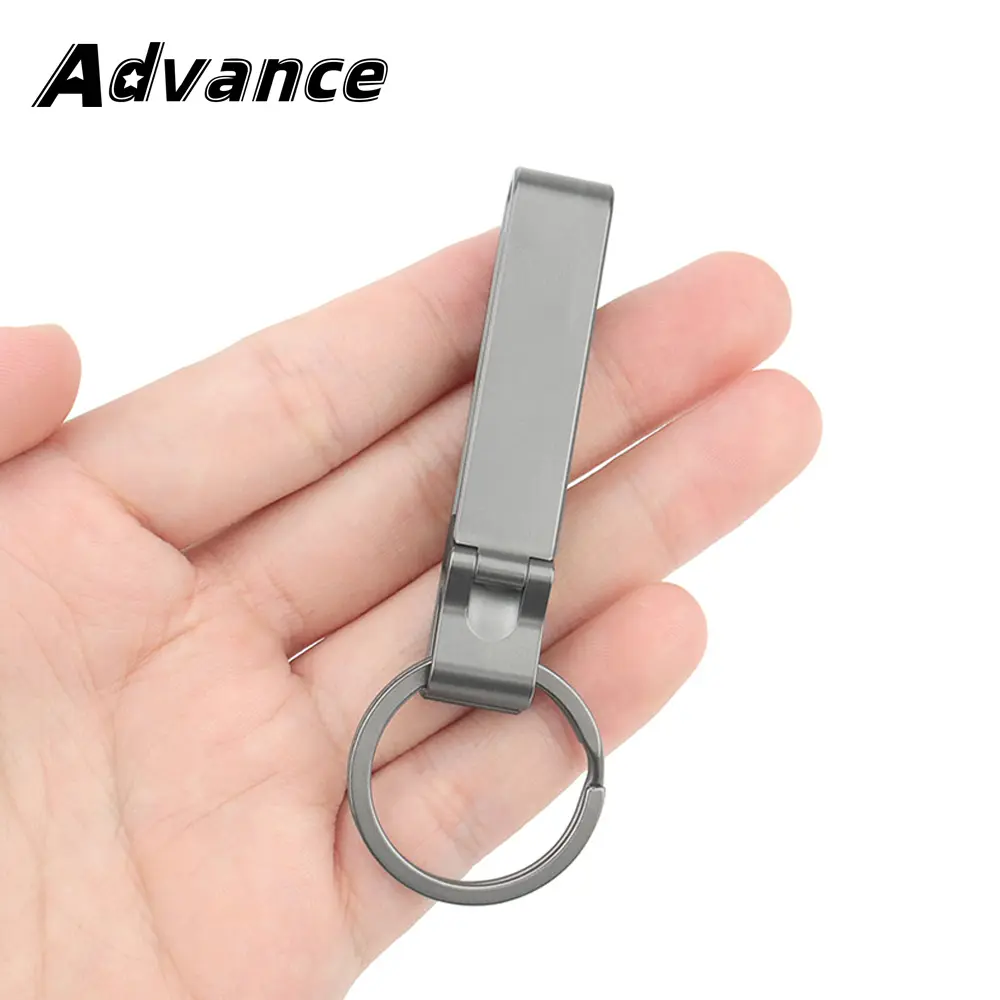 Widened Titanium Alloy Belt Clip Key Waist Buckle Car Keychain Men Belt Keyring Lightweight EDC Outdoor Tool