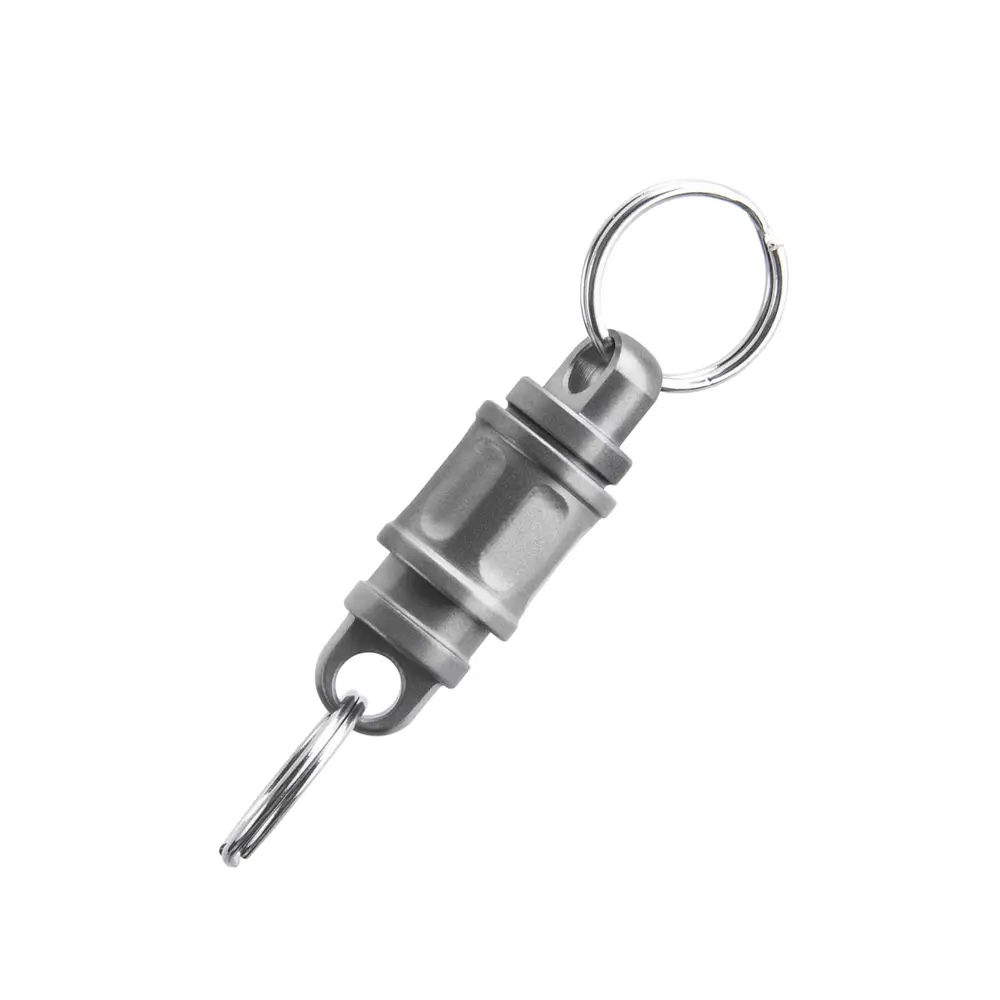 Titanium Alloy Rotate Buckle Mini Universal Swivel Keychain Outdoor Tool EDC
