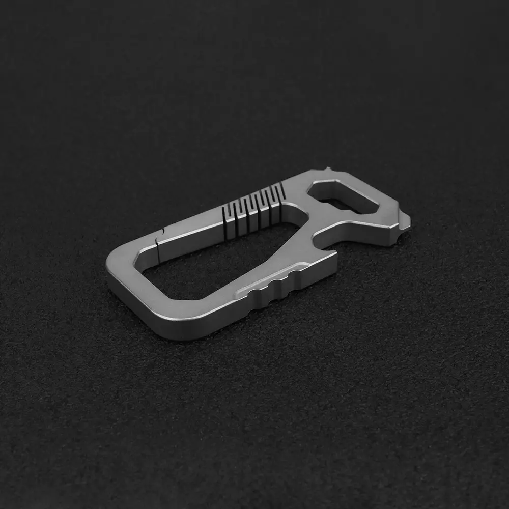 Titanium Alloy Creative Waist Hanging Car Key Chain Buckle Multi-function Bottle Opener Screwdriver EDC Outdoor Tool