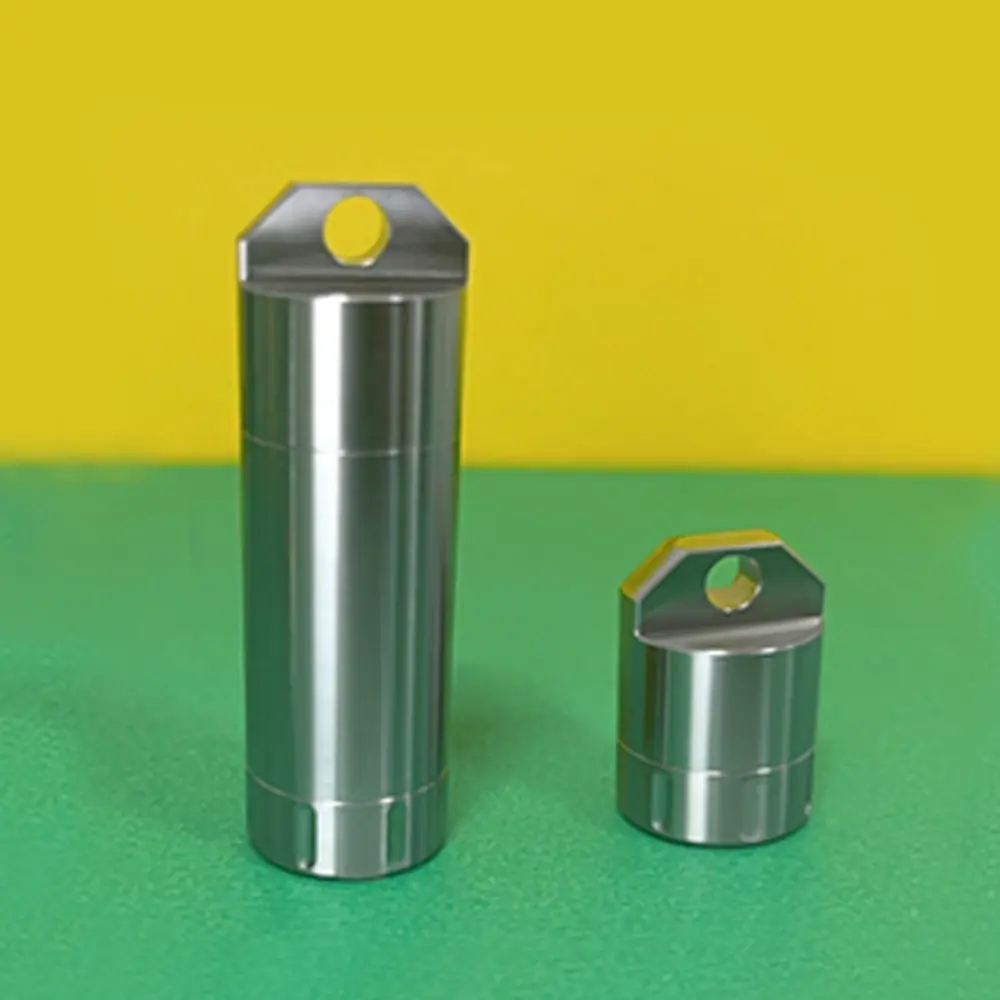 S/M/L Seal Storage Bottle Titanium Alloy Sealed Bottle Waterproof Outdoor EDC Tool
