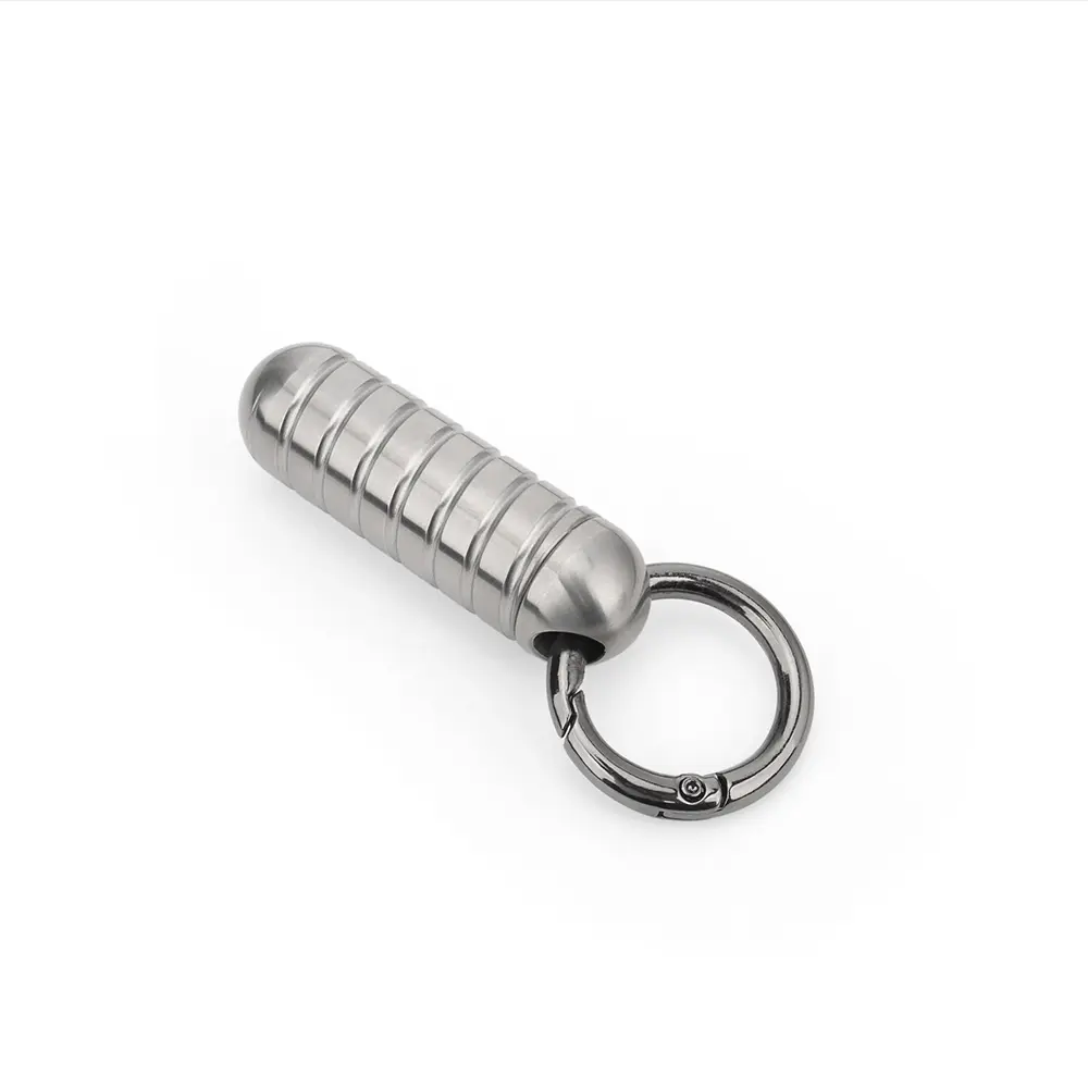 Titanium Alloy Portable Bottle Waterproof Canister Pillbox Outdoor EDC Supplies