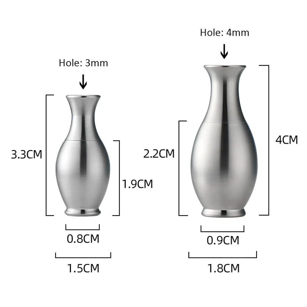 Bottle Shape Titanium Alloy Waterproof Canister Seal Bottle Box Outdoor Camping Tool