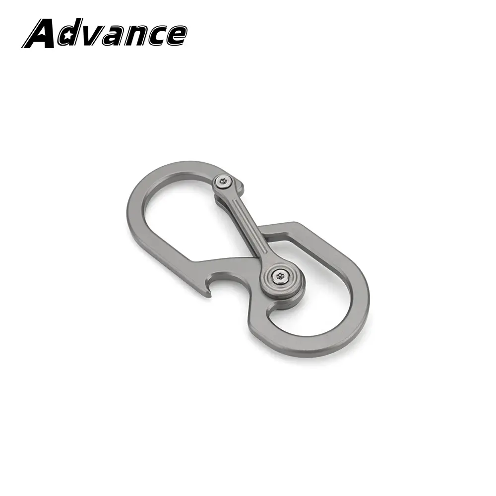 Multi Functional Buckle Titanium Alloy Buckle Outdoor EDC Portable Small Tool