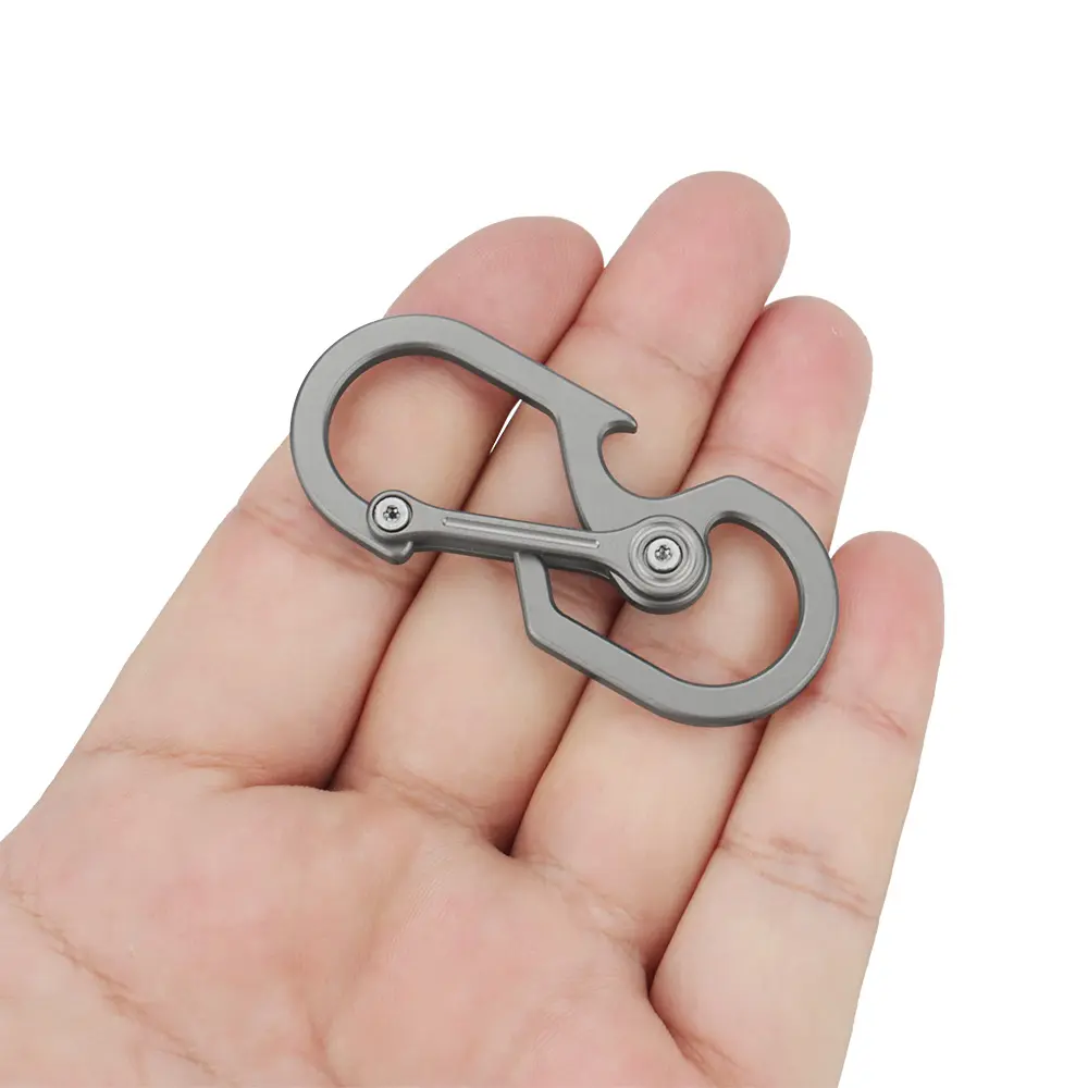 Multi Functional Buckle Titanium Alloy Buckle Outdoor EDC Portable Small Tool
