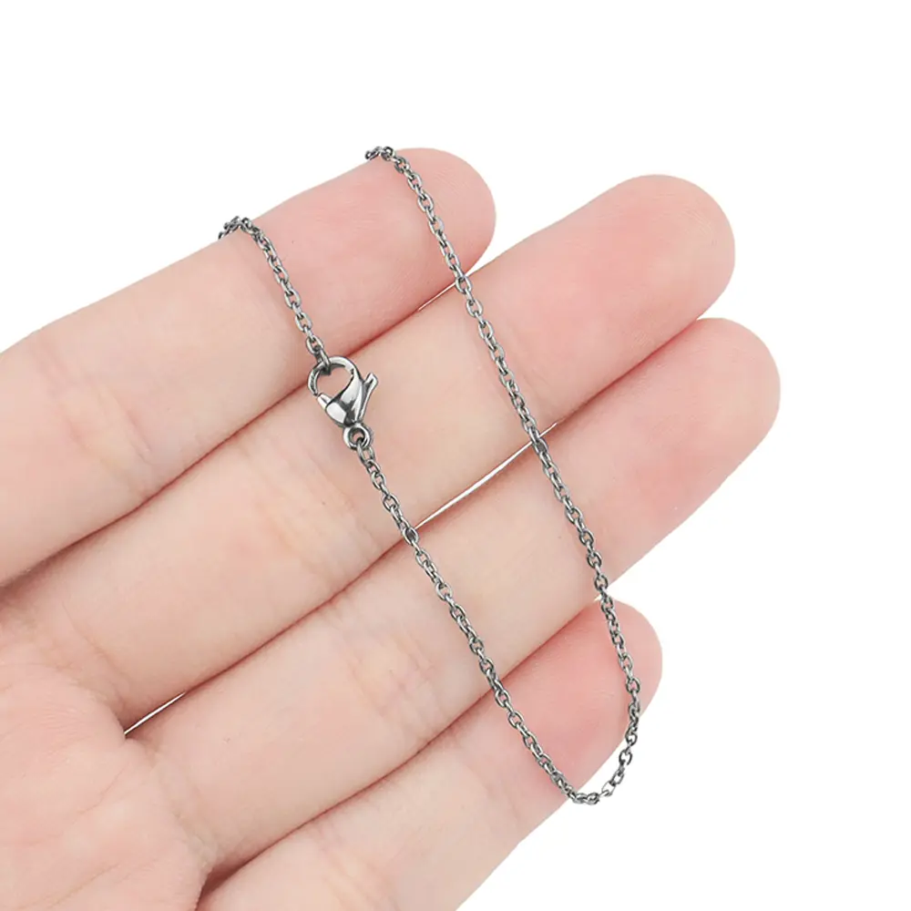 Titanium Alloy Chain Necklace Collarbone Chain Pendant Light Weight Outdoor Tool Accessory