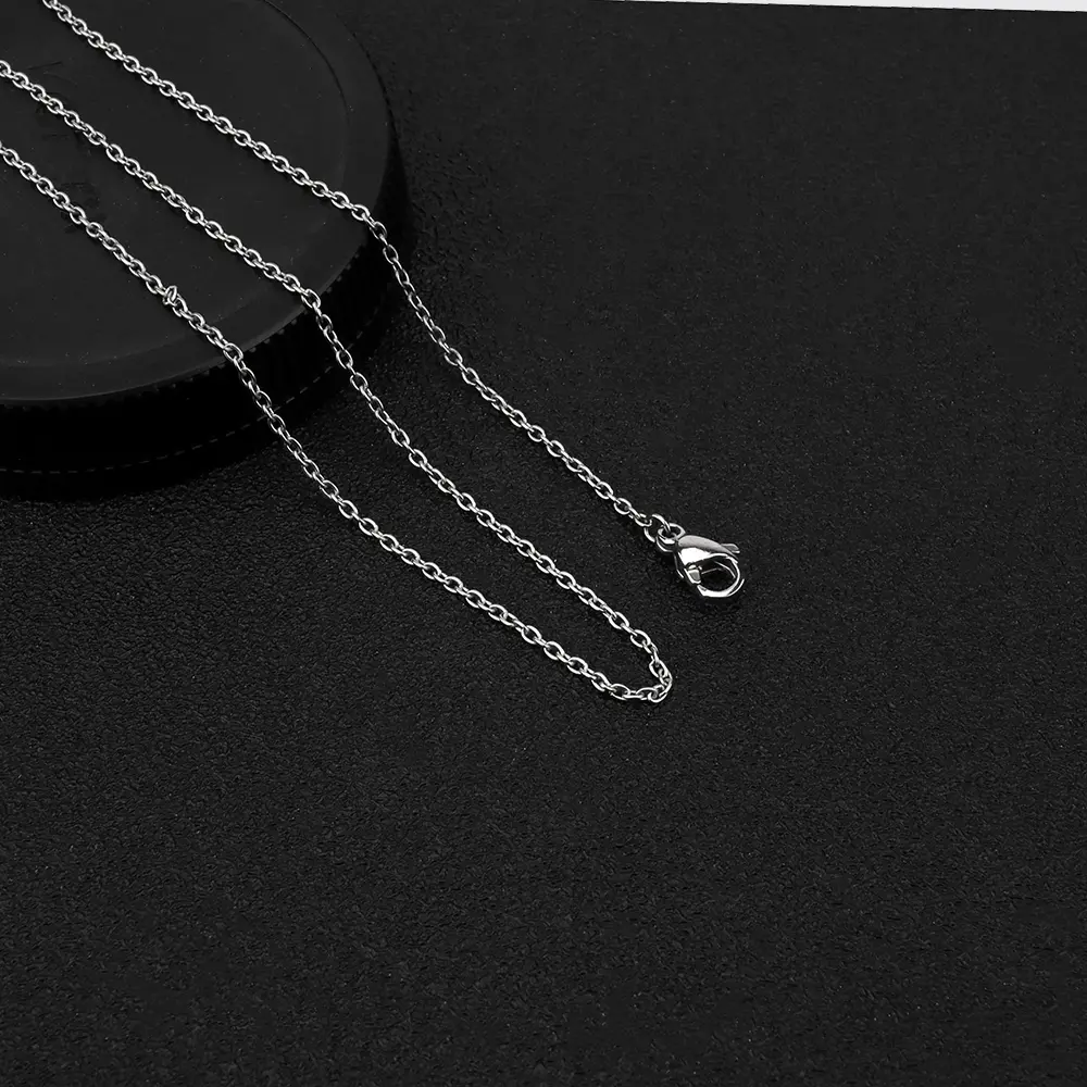 Titanium Alloy Chain Necklace Collarbone Chain Pendant Light Weight Outdoor Tool Accessory