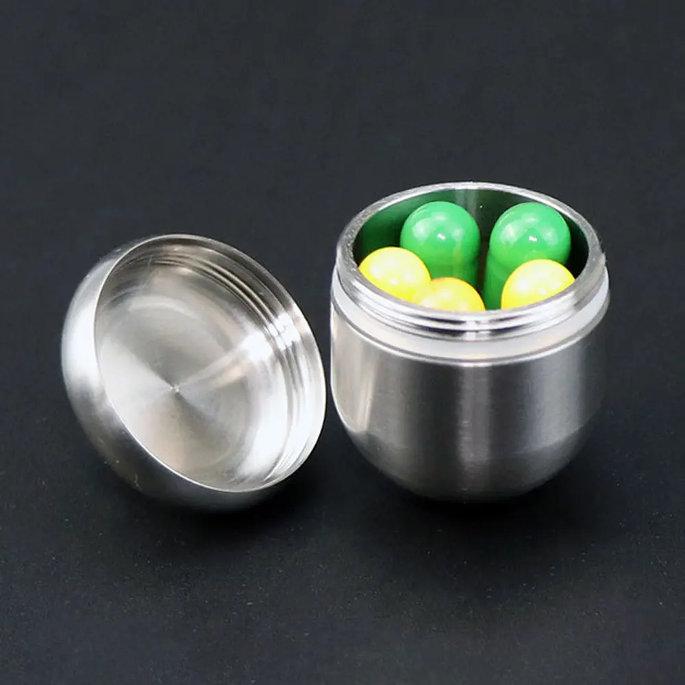Acorn Shape Titanium Alloy Seal Bottle Waterproof Mini Titanium Bottle Outdoor Tool EDC