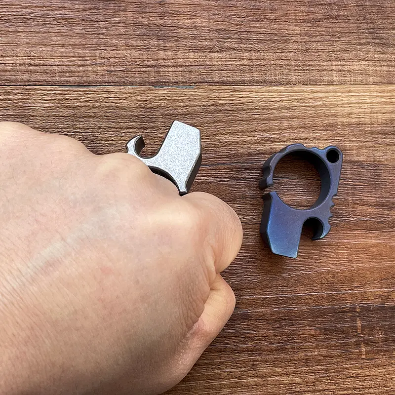 Titanium Alloy Multifunctional Bottle Opener Key Chain Pendant Sea Turtles Outdoor Tool Keyring Accessories Gift