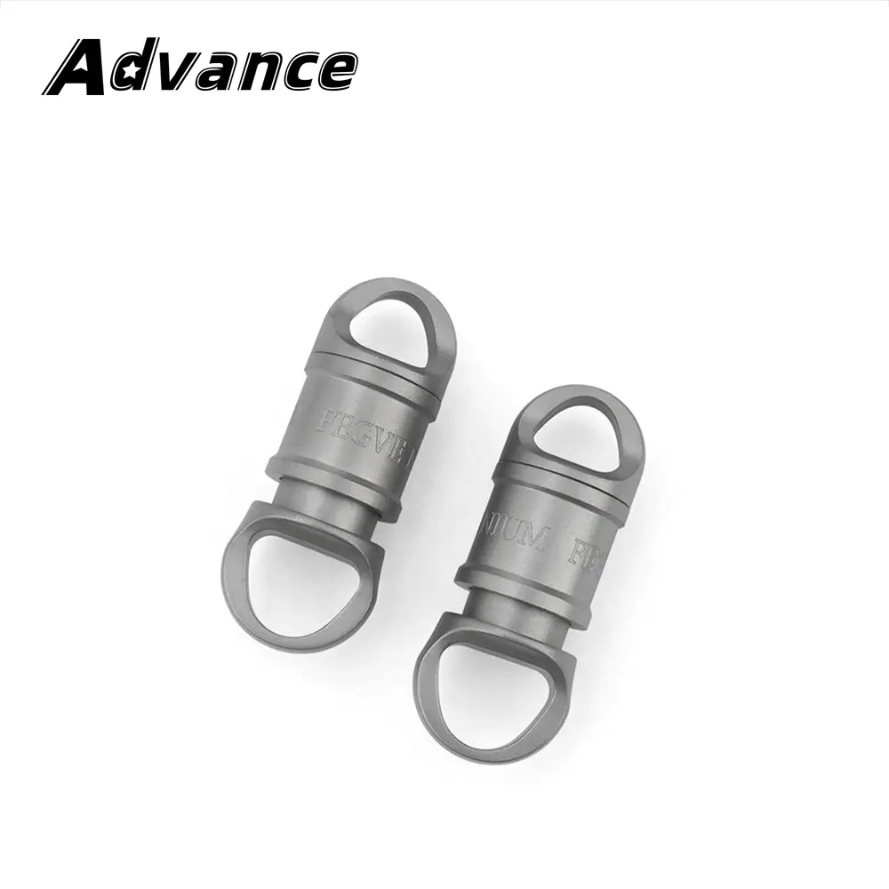 Titanium Alloy Keychain Detachable Multi-function Buckle Outdoor Tool EDC