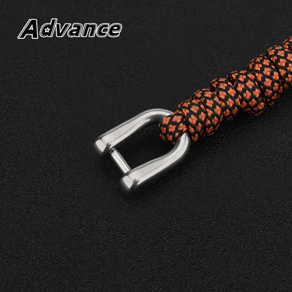 Wholesale Small Titanium Alloy D Shape Horseshoe Buckle Car Key Chain Buckle Outdoor EDC Tool