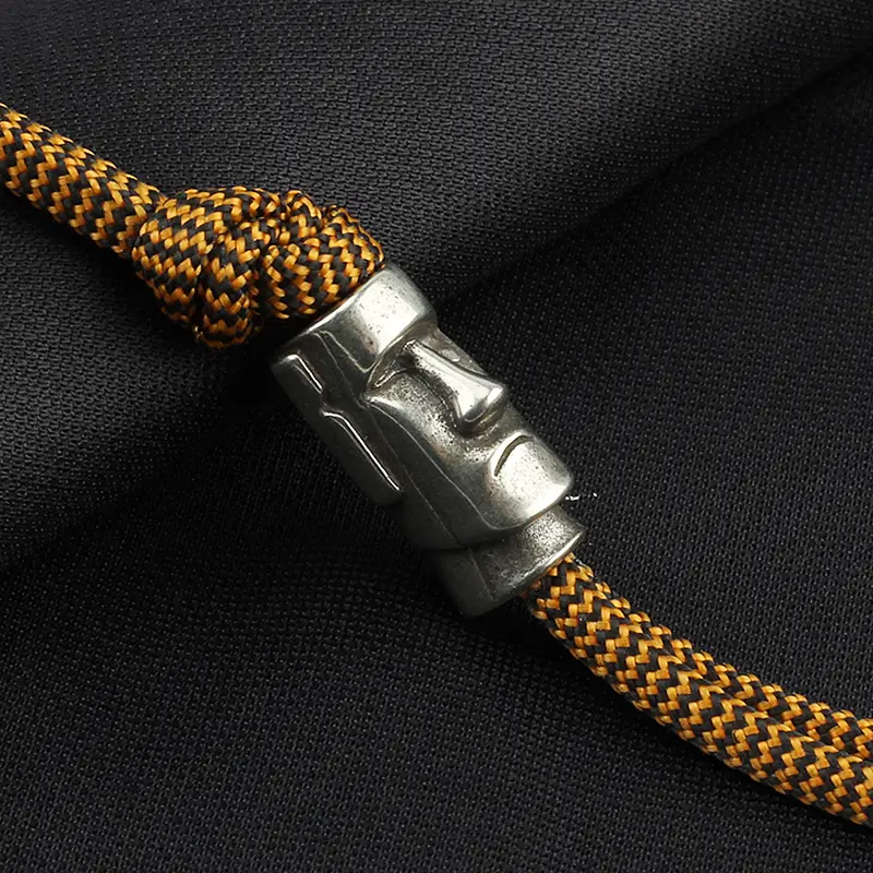 Brass Knife Beads Copper Keychain Pendant Easter Umbrella Paracord Accessory