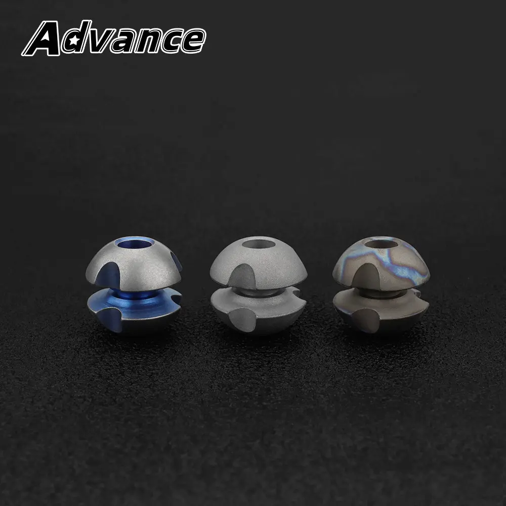 DIY Titanium Knife Beads Planet Umbrella Rope Pendant Paracord Beads Car Accessories Bracelet Beads