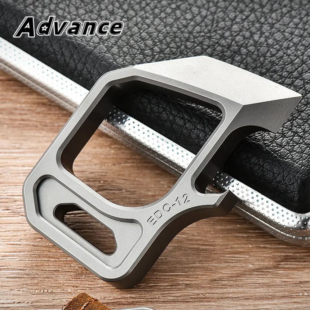 Multi-function Bottle Opener Titanium Alloy Keychain Accessories Outdoor Tool EDC