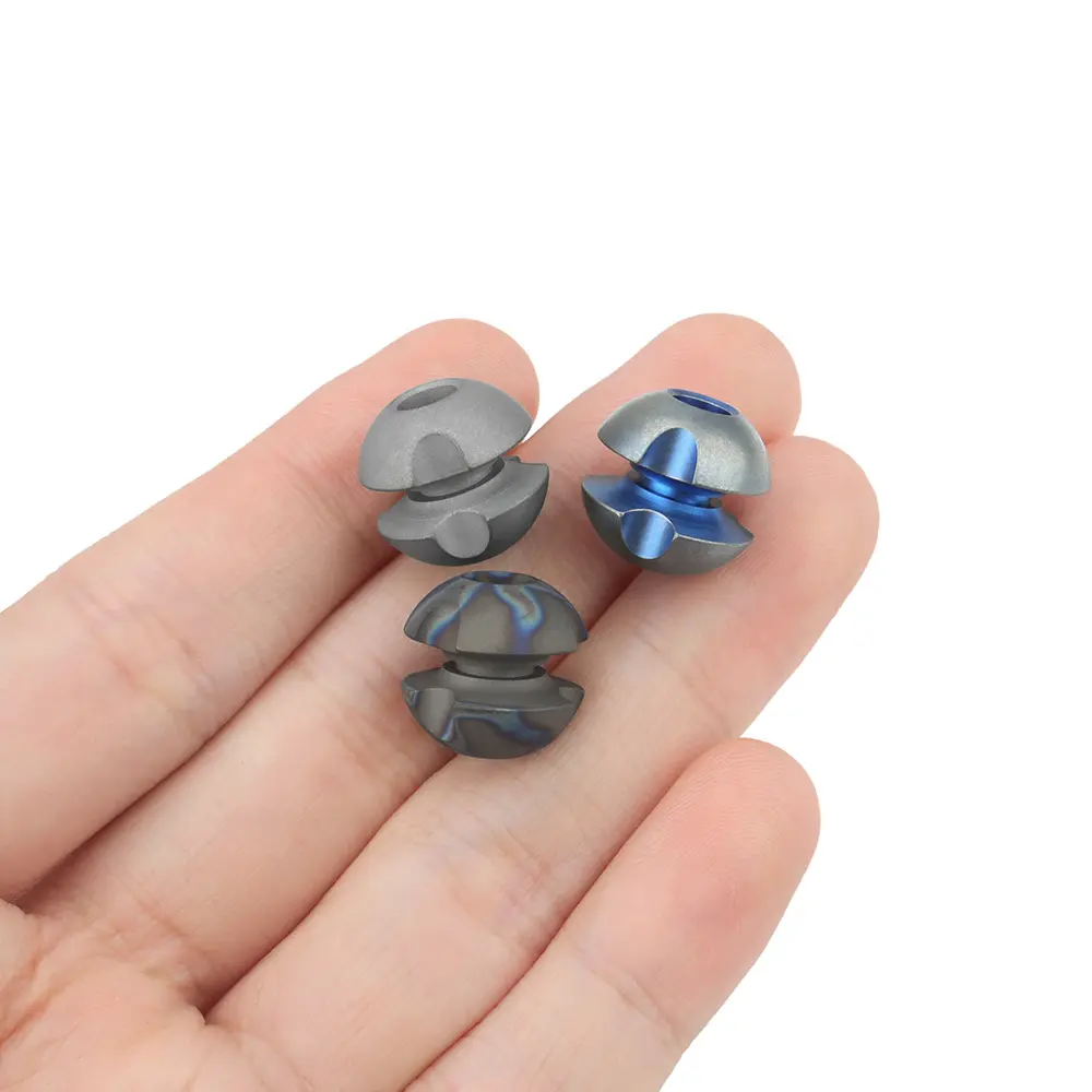 DIY Titanium Knife Beads Planet Umbrella Rope Pendant Paracord Beads Car Accessories Bracelet Beads
