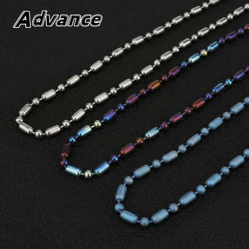 60cm Chain Titanium Alloy Necklace Bracelet Outdoor Multifunctional Tool Accessory