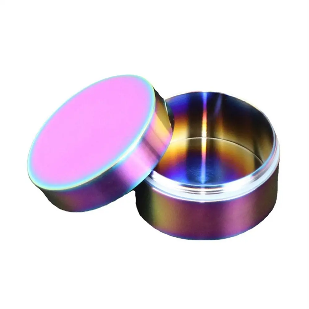 Titanium Alloy Seal Bottle Box Pill Storage Tank Waterproof  Moisture-proof Storage Canister Outdoor Tool
