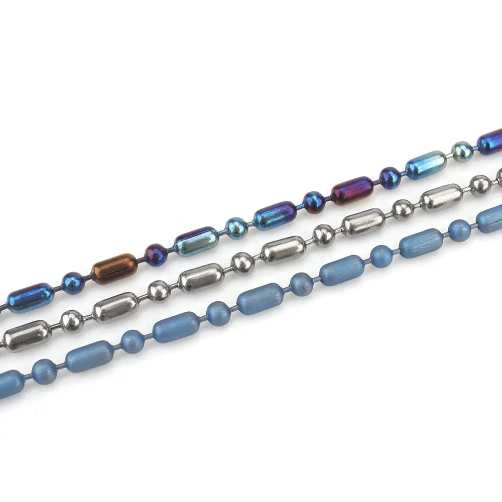 60cm Chain Titanium Alloy Necklace Bracelet Outdoor Multifunctional Tool Accessory