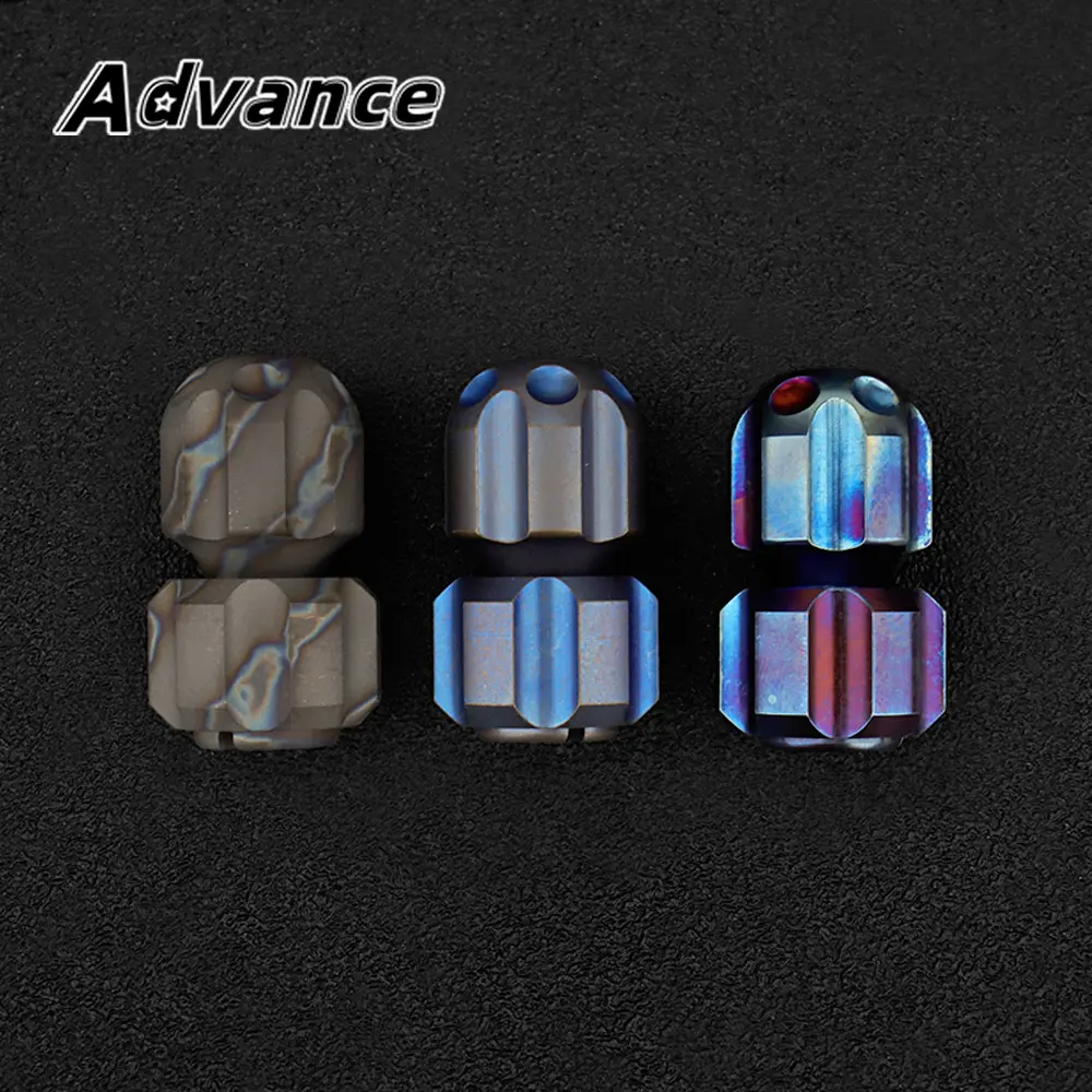 Titanium Alloy Rope Bead DIY Necklace Pendant Toy Paracord Bead