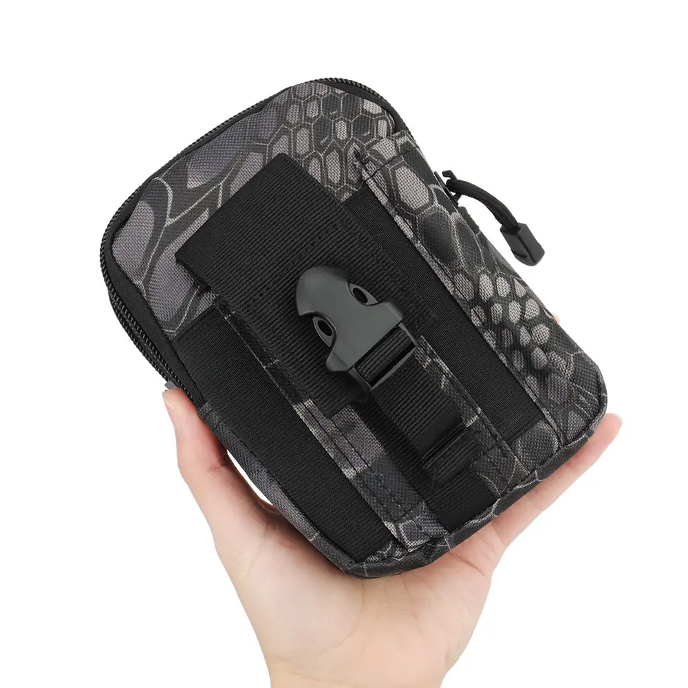 Outdoor Waist Bag Tactical Pouch Belt Small Pocket Military Waist Pack Running Travel Camping EDC Tool Men Bag