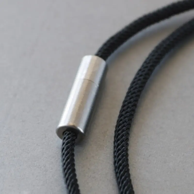 Titanium Paracord Rope DIY Pendant Connection Outdoor EDC DIY Rope Buckle Connect Button Titanium Alloy Knife Beads