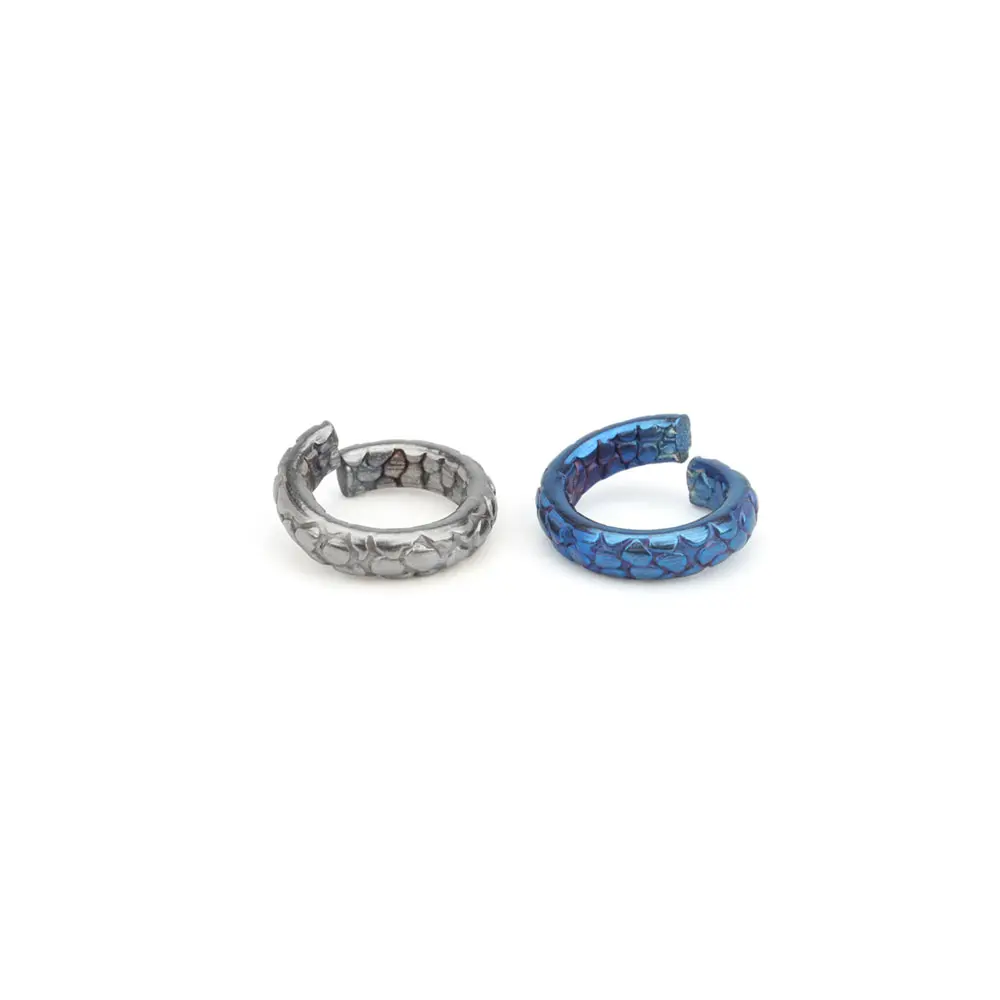 Open Style Titanium Ring Keyring DIY Pendant Chain Accessories Outdoor Tool