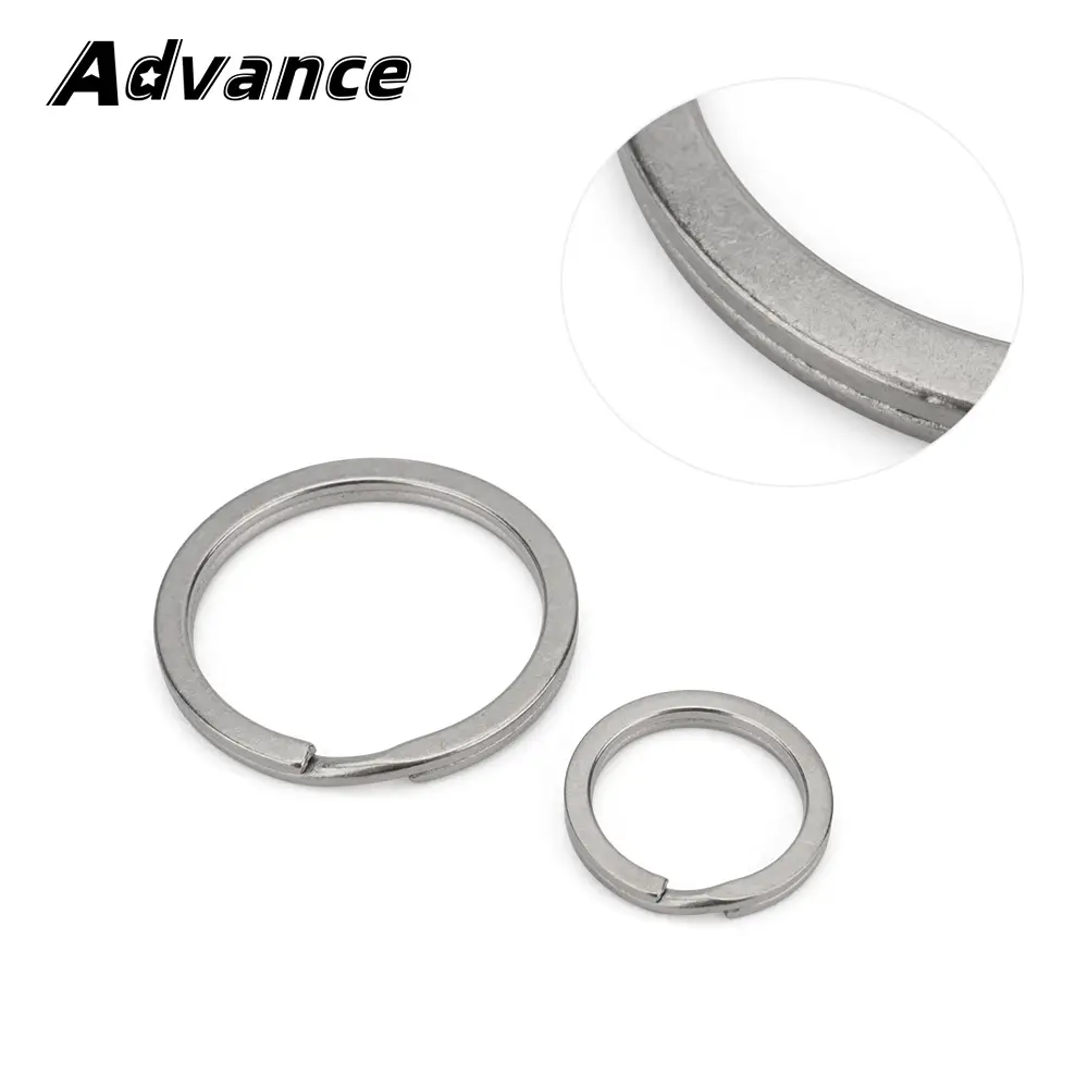 18mm/30mm Titanium Alloy Ring Keychain Car Keyring Outdoor Tool EDC Buckle