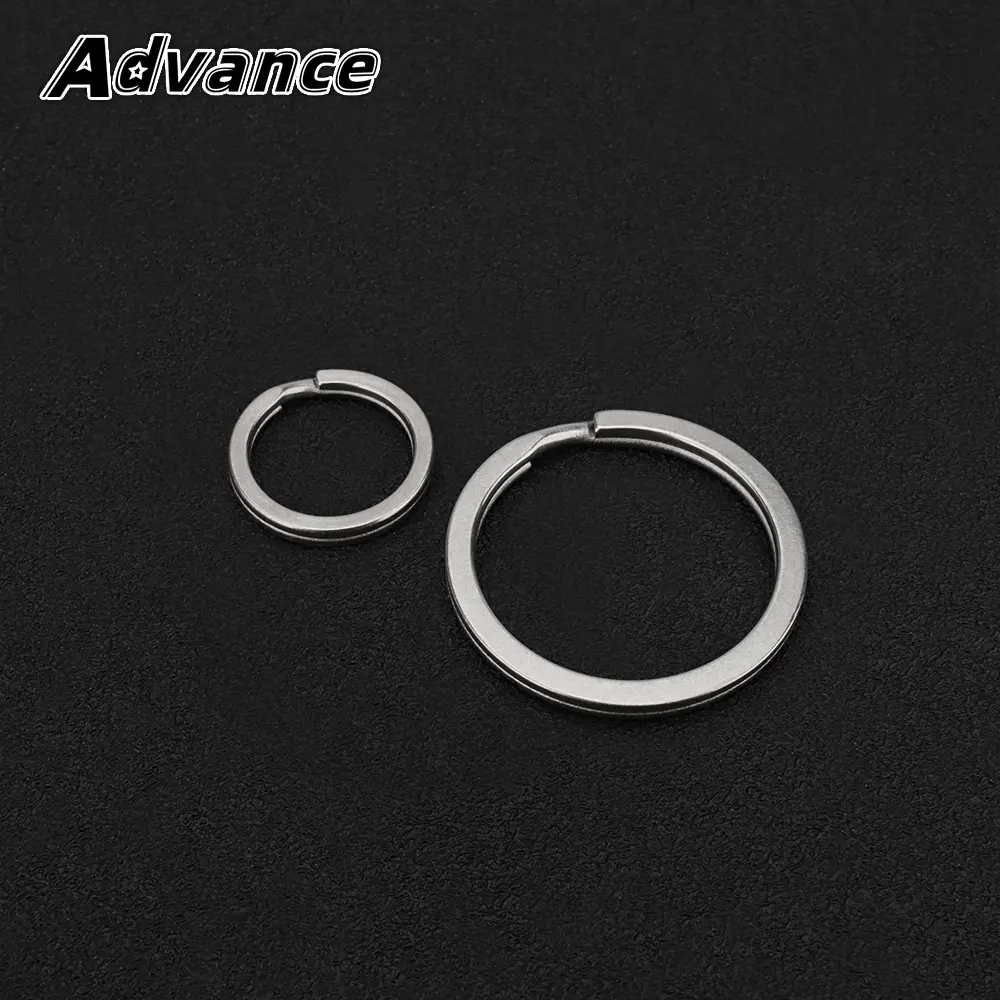 18mm/30mm Titanium Alloy Ring Keychain Car Keyring Outdoor Tool EDC Buckle