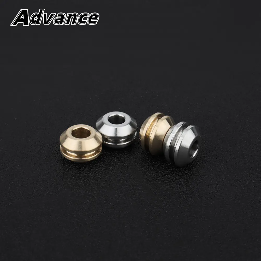 Brass/Stainless Steel Bead Umbrella Rope Bead Accessories Copper Lanyard Paracord Tool Accessories
