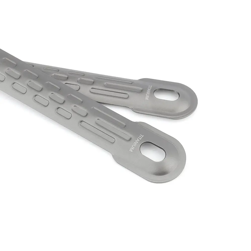 Dessert Salad Fork Spoon Titanium Tableware Picnic Utensils Spoon Fork Outdoor Travel Camping Supplies