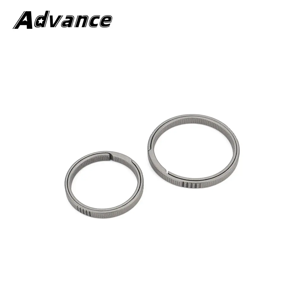 Circle Keyring Titanium Alloy Keychain Buckle EDC Outdoor Tool Accessories