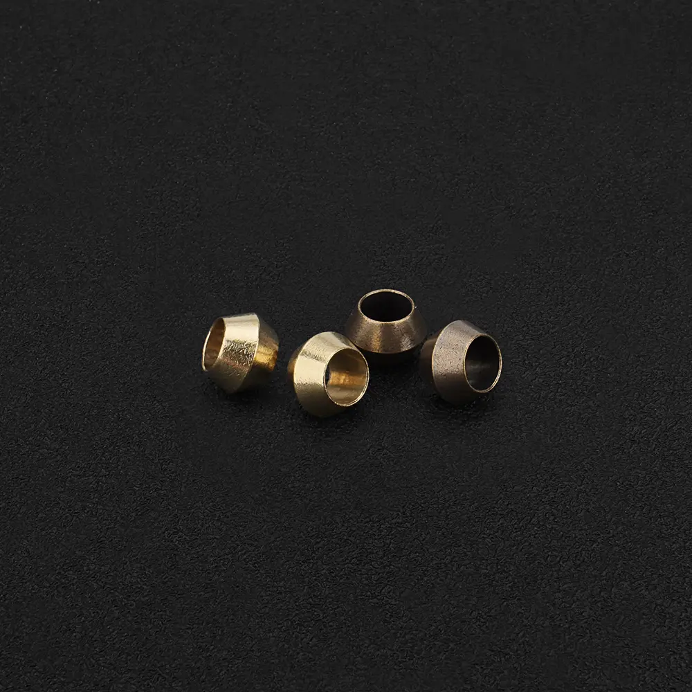 10pcs Paracord Pendant Brass Beads Umbrella Rope Pendant Flashlight Tail Bead Outdoor Gadgets Decorative Accessories