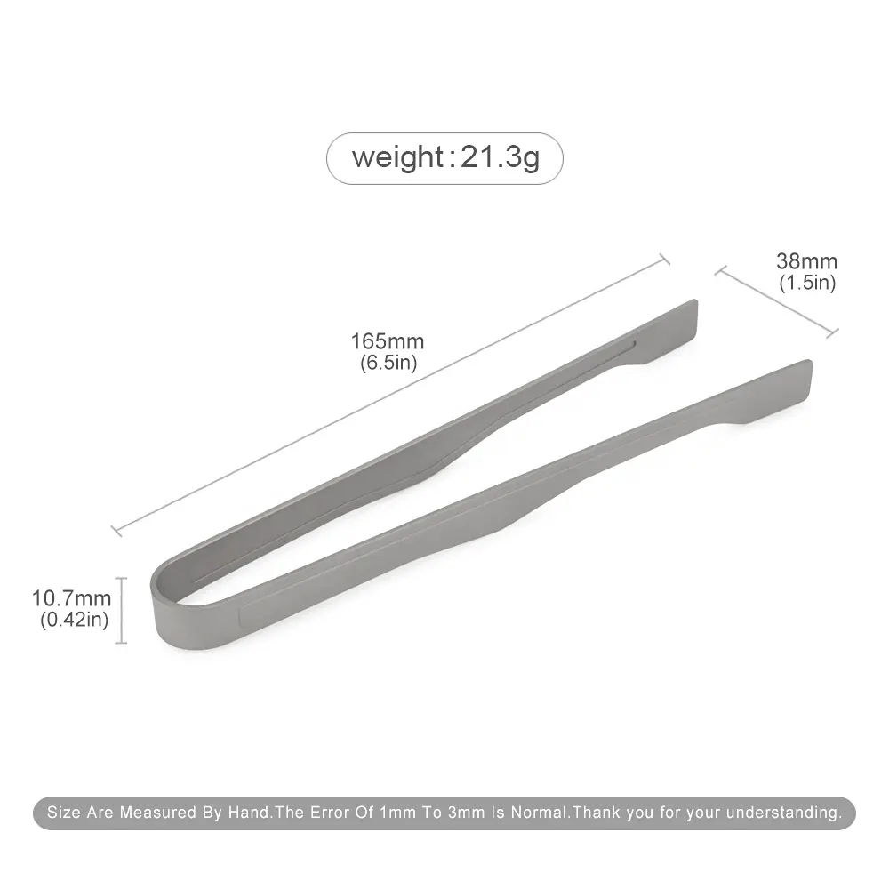 Small Size Titanium Vegetable Clip Alloy Barbecue Clip Outdoor Portable Camping Tableware