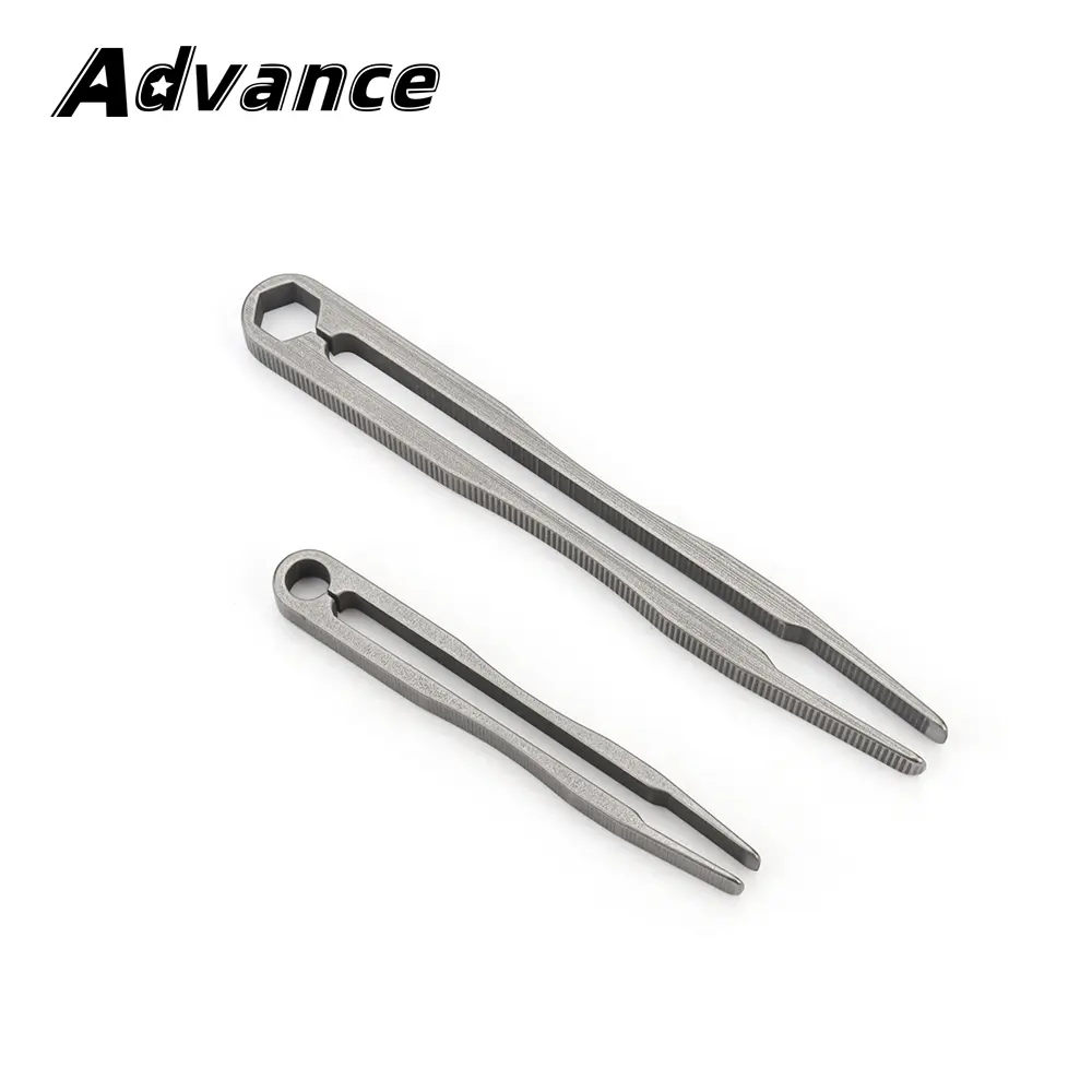 S/M Tweezer Titanium Alloy Clip Portable Nipper EDC Outdoor Tool