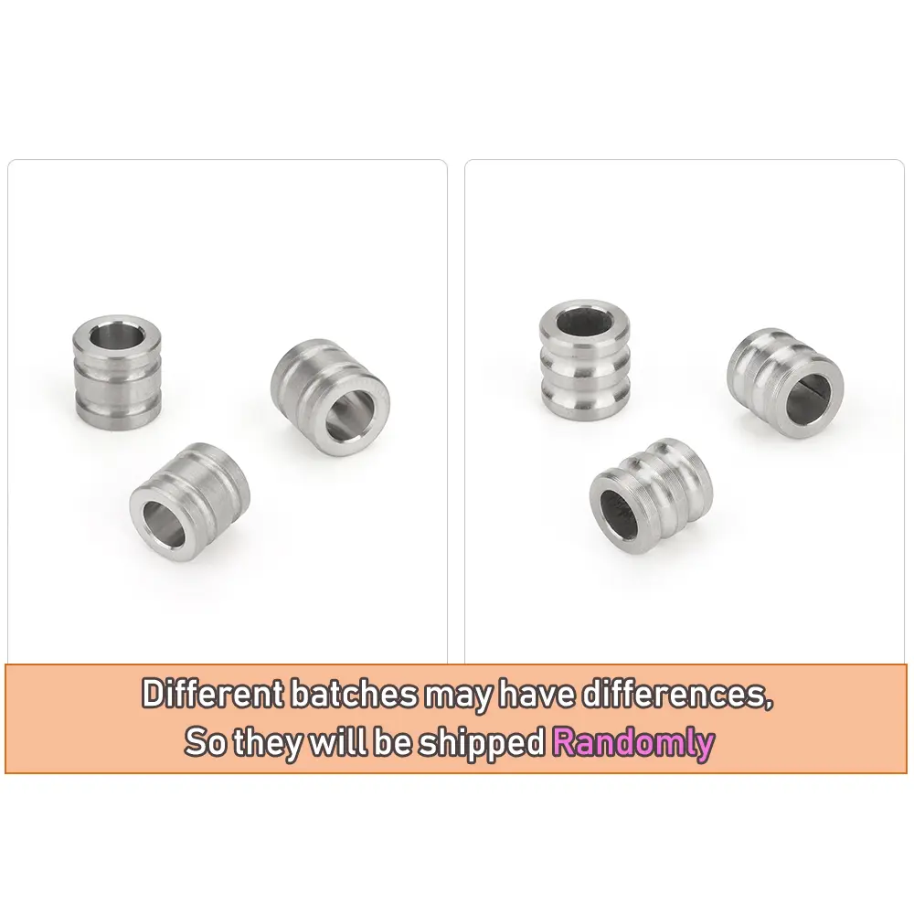 DIY Titanium Alloy Bead Rope EDC Paracord Bead Pendant Outdoor Gadgets Keychain Decorative Accessories