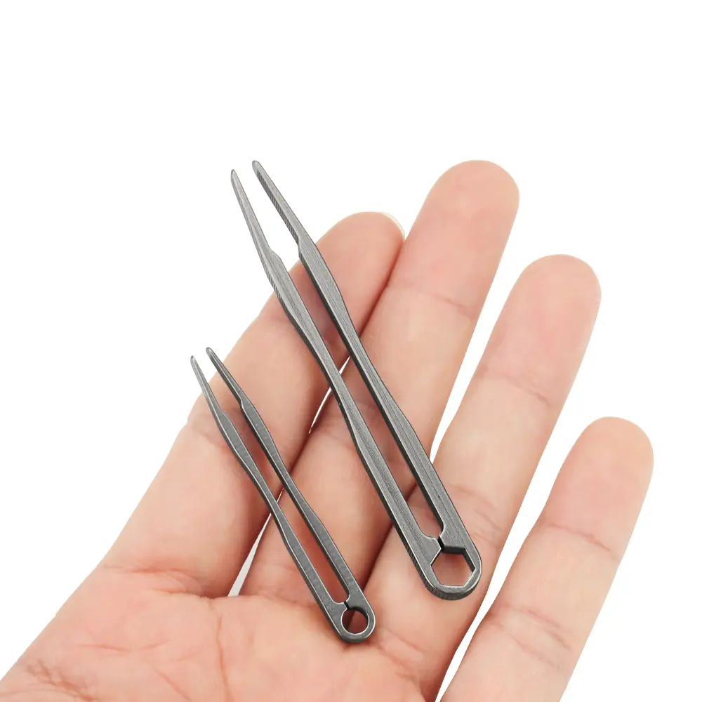 S/M Tweezer Titanium Alloy Clip Portable Nipper EDC Outdoor Tool