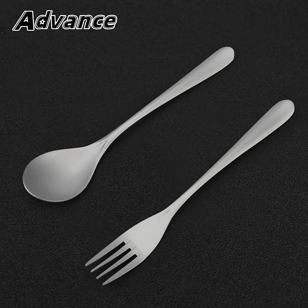 Portable Titanium Alloy Fork Spoon Outdoor Camping Tableware Fork Travel Supplies Gift