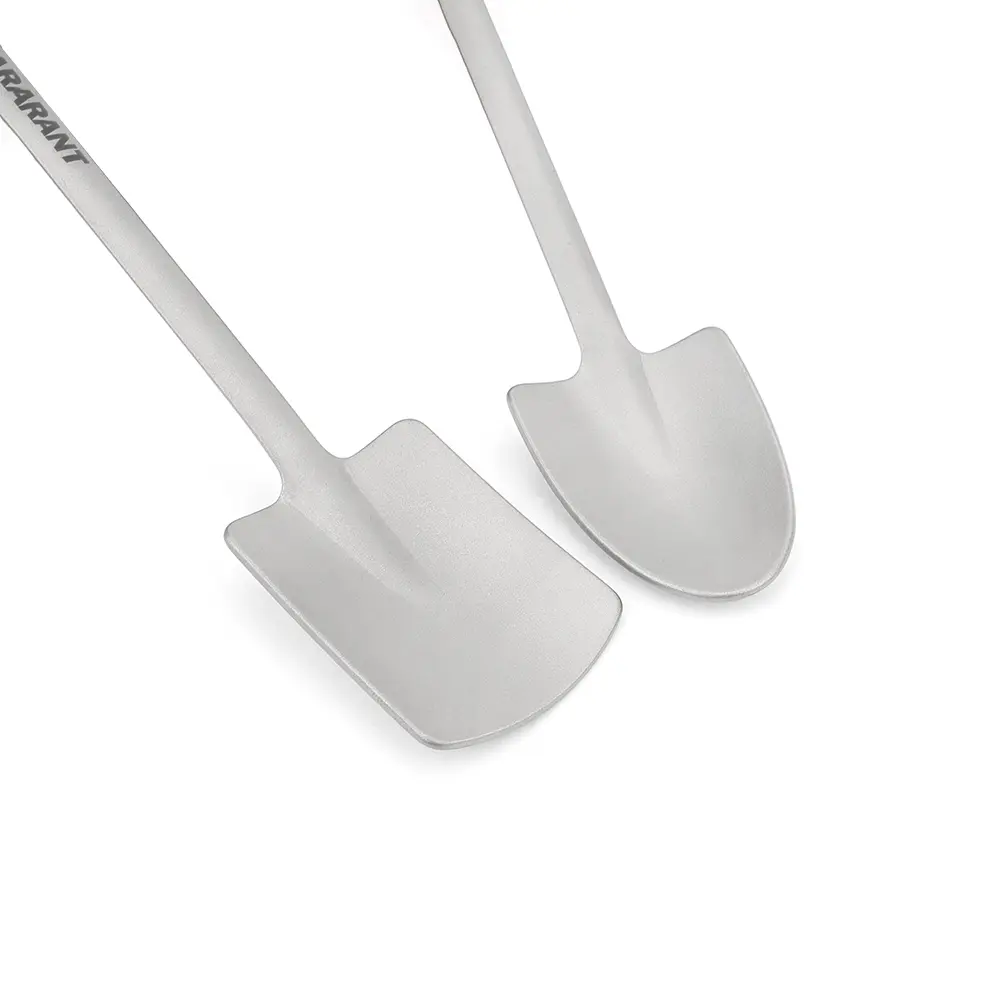 Titanium Alloy Shovel Shape Spoon Watermelon Food Soup Scoop Outdoor Cutlery Utensil Camping Tableware