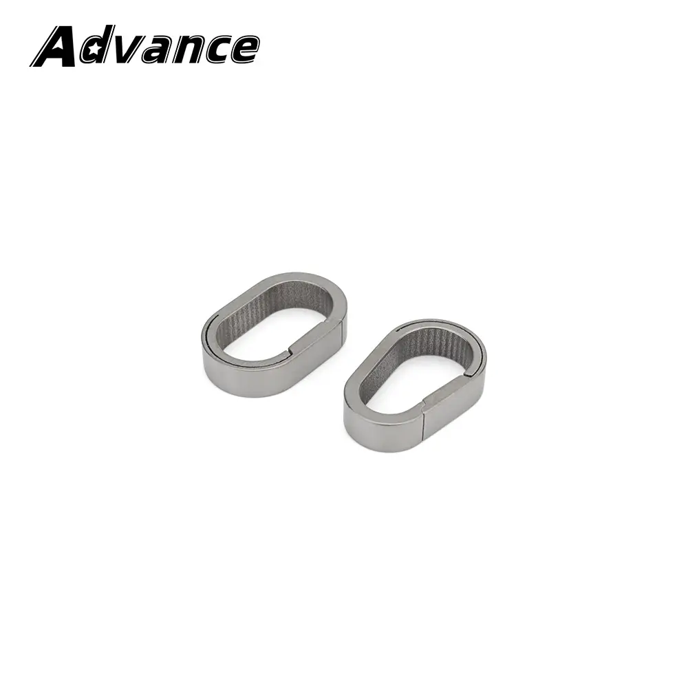 Small Mini Buckle Titanium Alloy Keychain Outdoor EDC Tool Key Ring