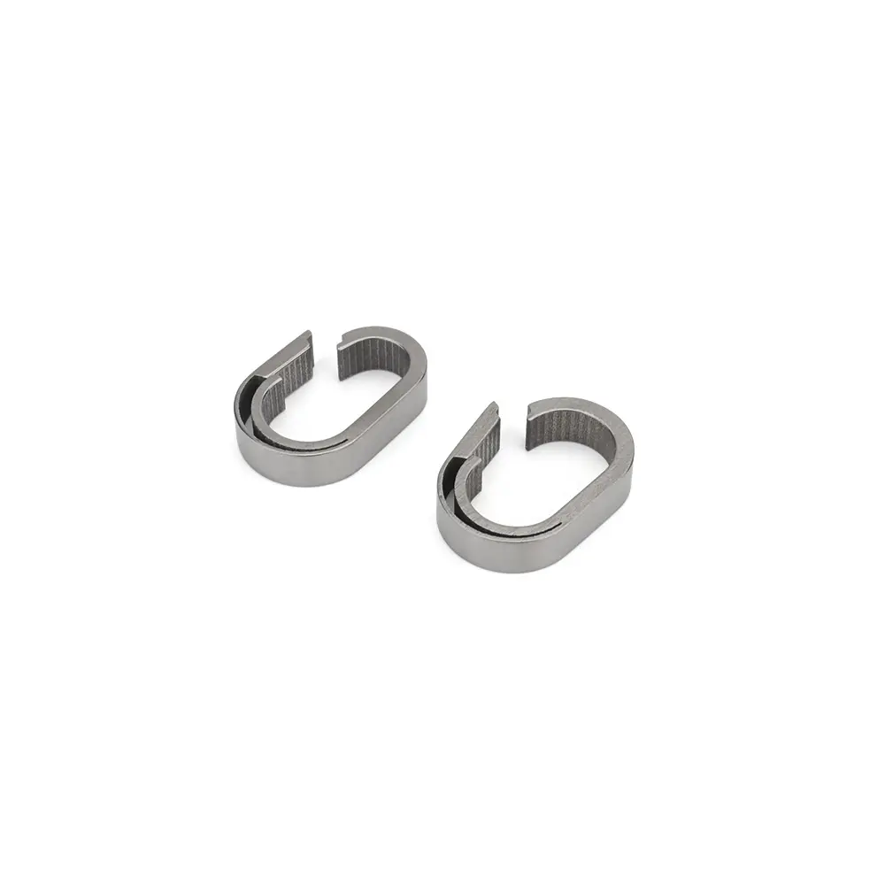Small Mini Buckle Titanium Alloy Keychain Outdoor EDC Tool Key Ring