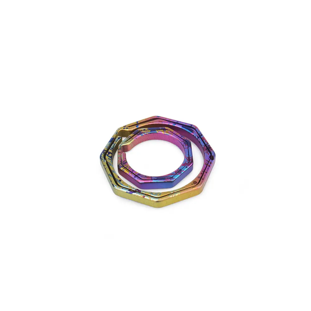 S/L Ring Titanium Alloy Colorful Keychain Buckle Outdoor Tool EDC Accessories
