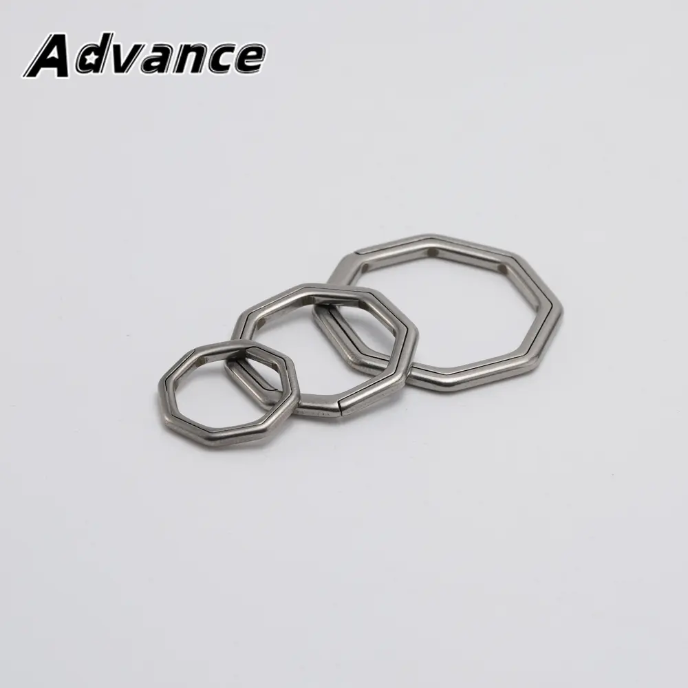 Key Ring Titanium Alloy Buckle Outdoor Tool Keyring EDC Keychain Accessories