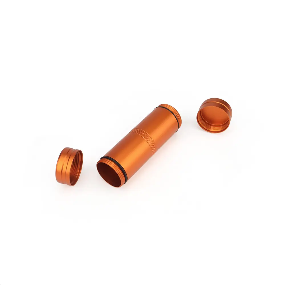 Aluminum Alloy Waterproof Canister Seal Bottle Box EDC Outdoor Tool