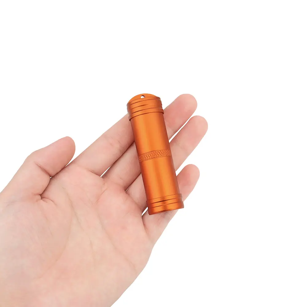 Aluminum Alloy Waterproof Canister Seal Bottle Box EDC Outdoor Tool