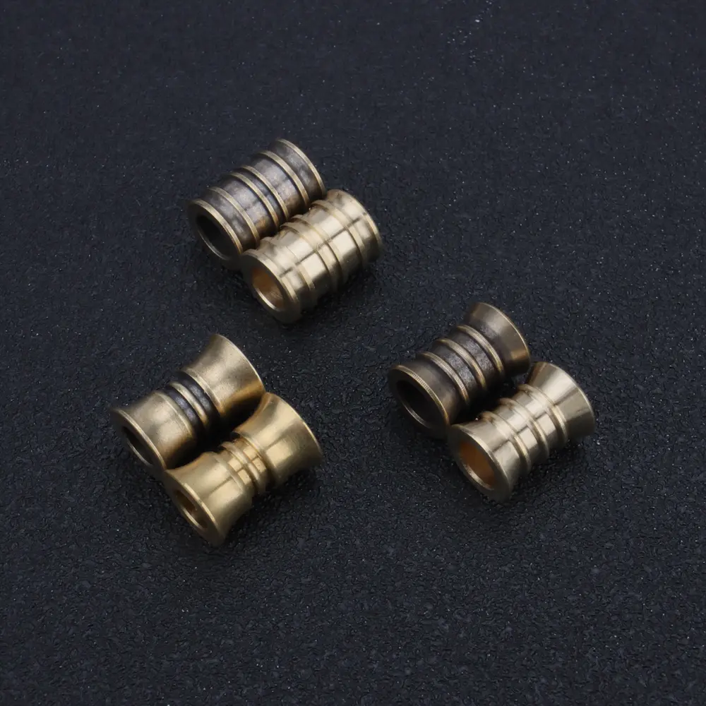 Brass Skull Knife Bead Umbrella Rope Vintage Paracord Bead Hang Pendant