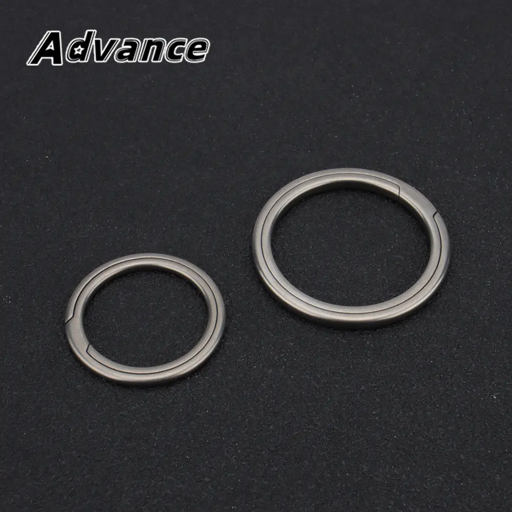 Big Ring Titanium Alloy Keyring Keychain Accessories Buckle Outdoor EDC Tool