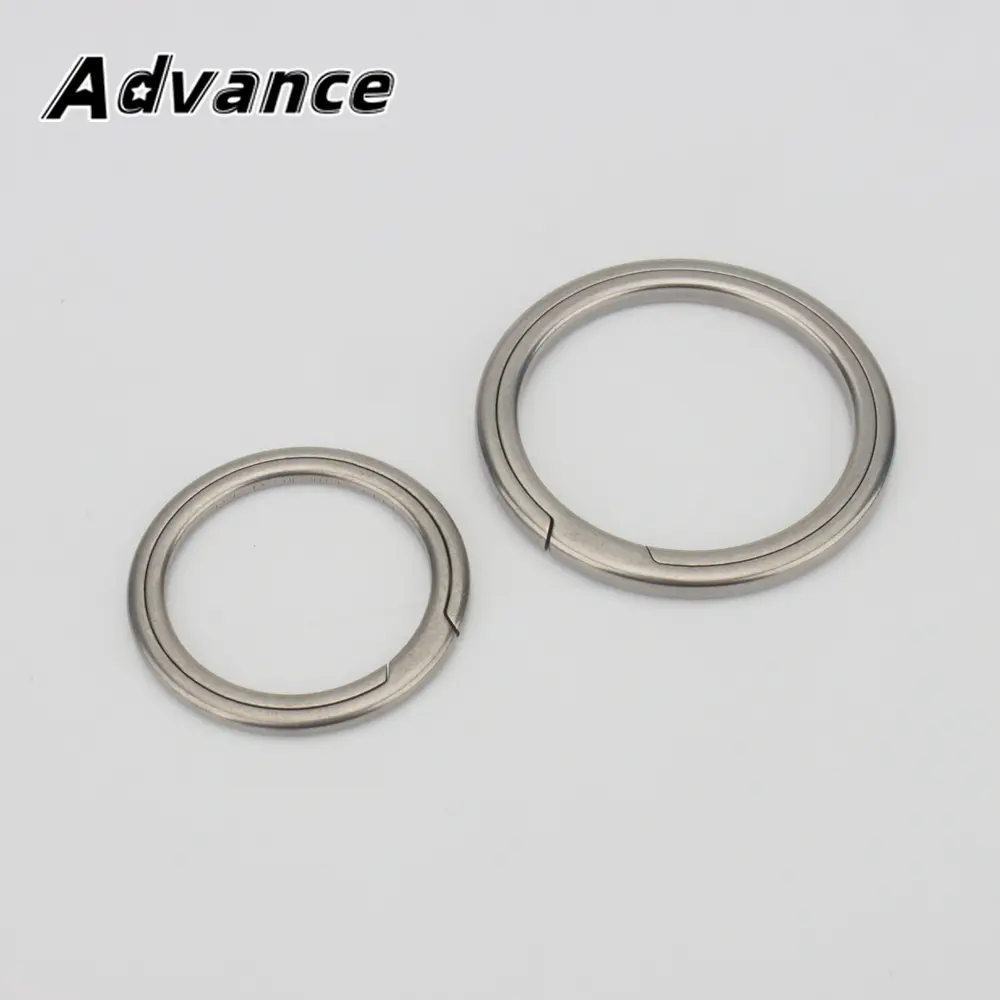 Big Ring Titanium Alloy Keyring Keychain Accessories Buckle Outdoor EDC Tool