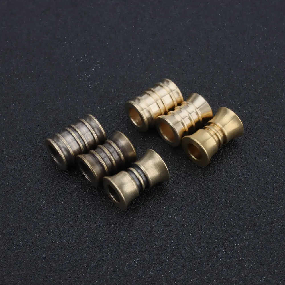 Brass Skull Knife Bead Umbrella Rope Vintage Paracord Bead Hang Pendant