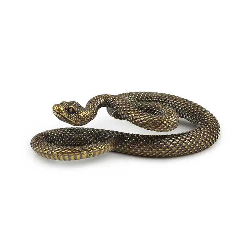 Various Styles Brass Snake Key Ring Boa Key chain Outdoor Accessories EDC Copper Snake Car Hanging