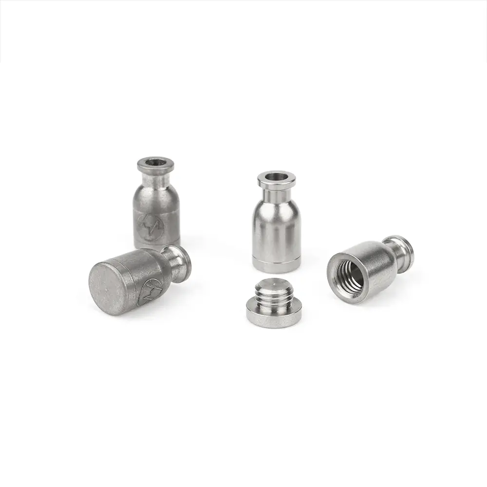 1pc Titanium Knife Beads DIY Key Tail Pendant Bracelet Beads Accessories EDC Bottle Shape Paracord Bead